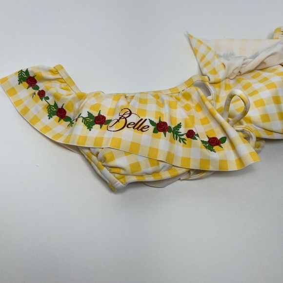 Disney Belle Beauty and the Beast Strapless Bikini Top Only Size Extra Small - Picture 4 of 6